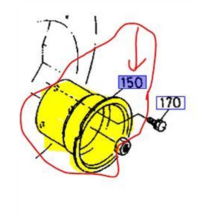 Noix de lanceur côté volant magnétique KUBOTA GS230, 13941-6174-0, 1394161740