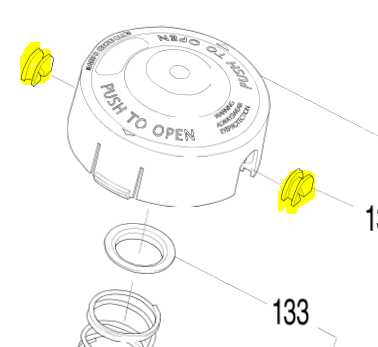 Oeillet de tête nylon Makita, 00000644, DA00000644