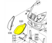 Optique de phare complet gauche KUBOTA GR2120, K125354210, K1253-54210