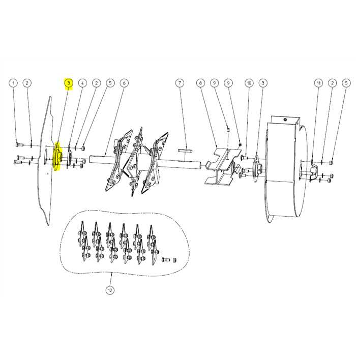 Palier de roulement de rotor complet aspf 205 ELIET Minor 4s BL801502500, BL801502500, BL801 502 500, 805ASPFL, NWB00815