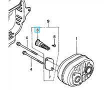 Pare étincelle moteur HONDA GCV160, 18350ZL8000, 18350-ZL8-000