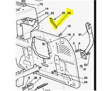 Patte sécurite de bac 102cm, 25430238/0, CG25430238/0