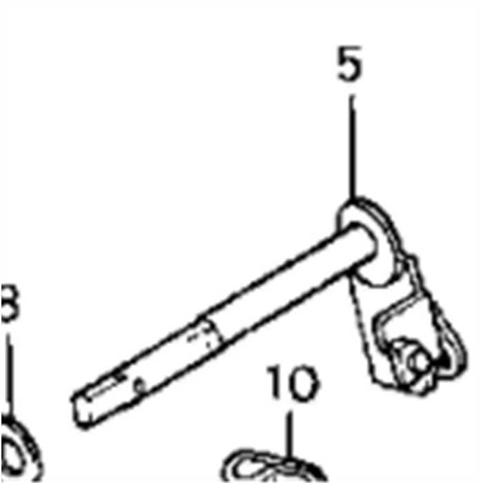 Patte de sélecteur HONDA h3813, 75251-750-800, 75251750800