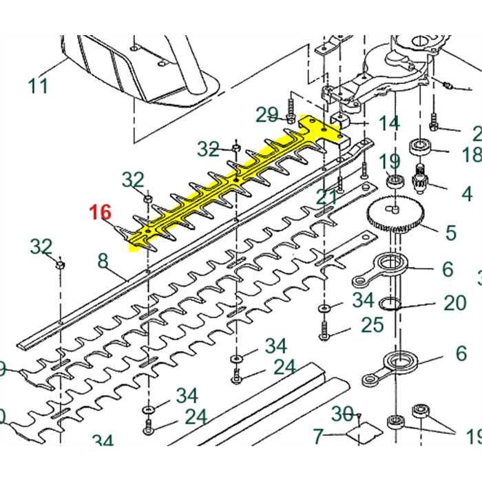 Peigne protection de lame taille-haies Marunaka, A287110002, OCHA287110002, OCH 118-152, 118152, 118-152, MZH118152, 118152