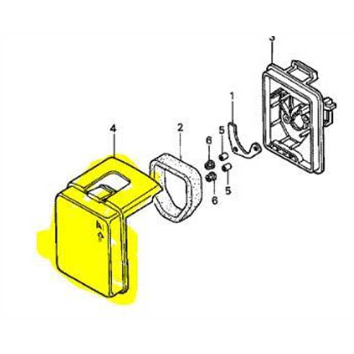 couvercle de filtre a air umk431 gx31 HONDA, 17231-ZM3-010ZC