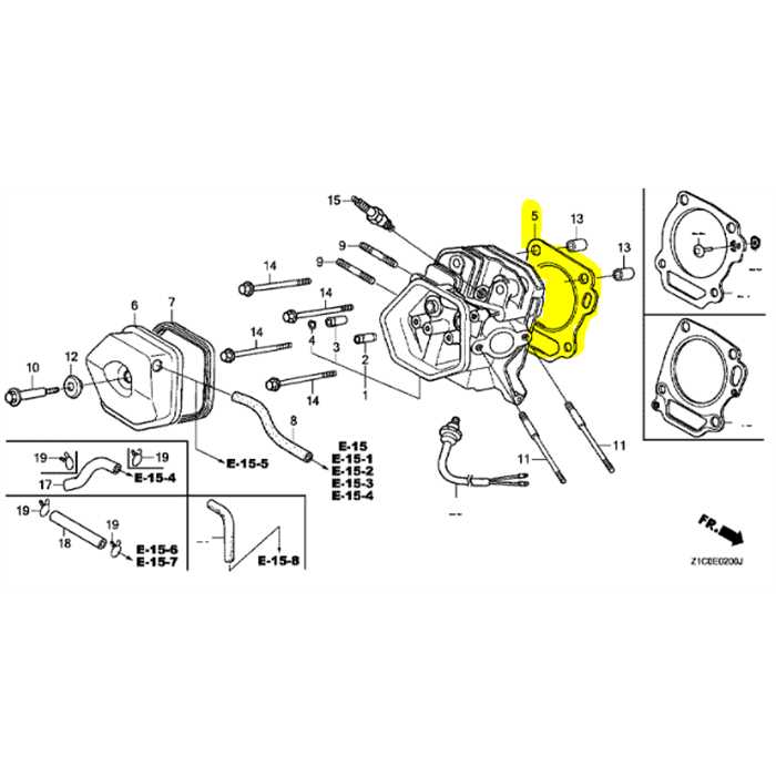 Joint de culasse (nippon leakless) HONDA GX390, 12251-Z5T-003