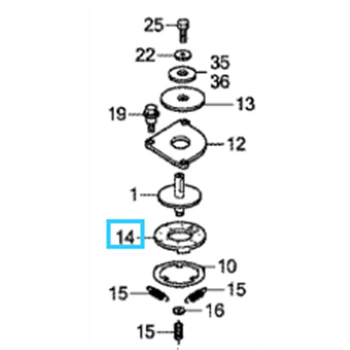 Rondelle de collision Miimo 300-500-310-520, 63202VP7000, 63202-VP7-000