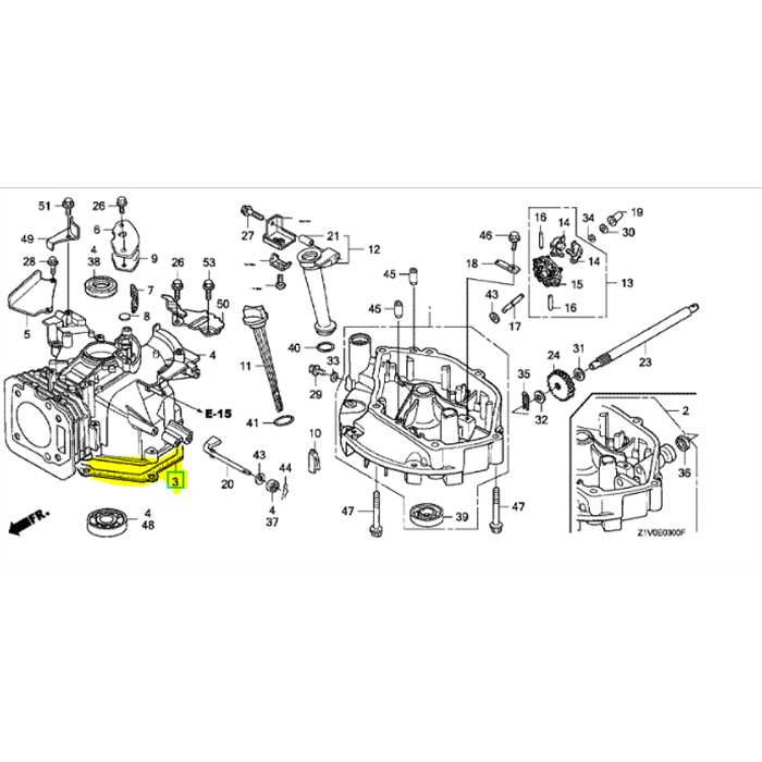 Joint de carter inférieur HONDA UM536, 11381-Z1V-701