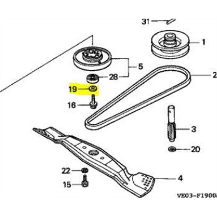 rondelle honda 10mm rotostop honda hrb475, 90409-952-000