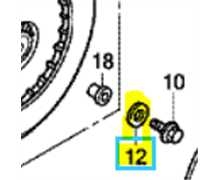 Rondelle HONDA 8mm, 90506VA9K41, 90506-VA9-K41