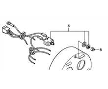 Cable HONDA ec400, 38220-ZP3-821