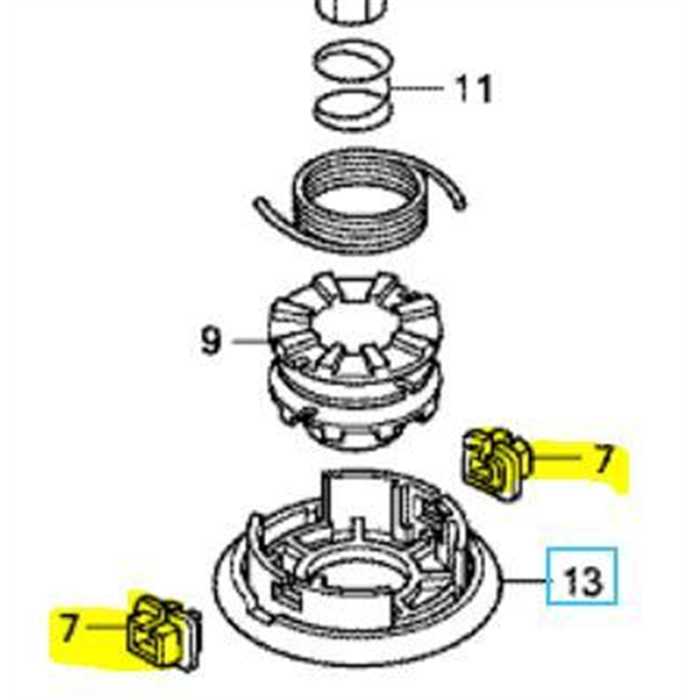 oeillet tete nylon umk425-umk435, 72562-VL6-P31