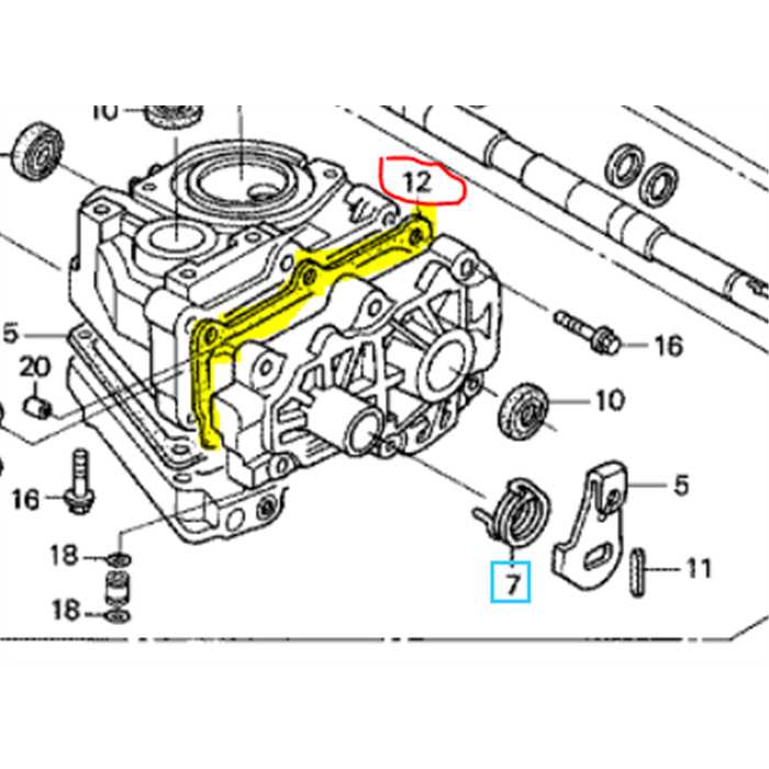 Joint côté de boite a vitesse hydrostatique HONDA HRX476, 21115VE5000, 21115-VE5-000