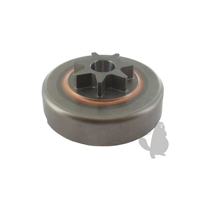 Pignon étoile 3/8 7 dents adaptable pour tronçonneuse ECHO CS-590. Remplace origine A556001580., 1709586, 170-9586