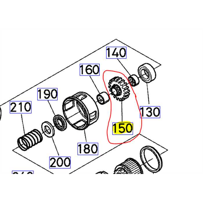 Pignon engrenage de transmission KUBOTA GR1600-GR2100, K125314230, K1253-1423-0