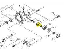 Pignon d attaque Shindaiwa p230, V000000130, 6388063020, 63880-63020