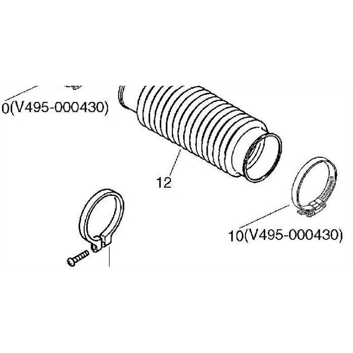 PIPE FLEXIBLE ECHO PB460, 21001308360