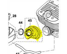 Pipe d admision Dolmar 420, 195131040