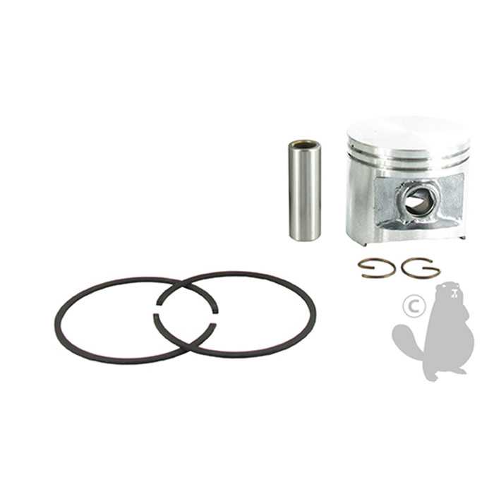 Piston complet de remplacement adaptable HUSQVARNA 362 371 et 372 pour notre cylindrée 5709372., 5709372A, 570-9372A