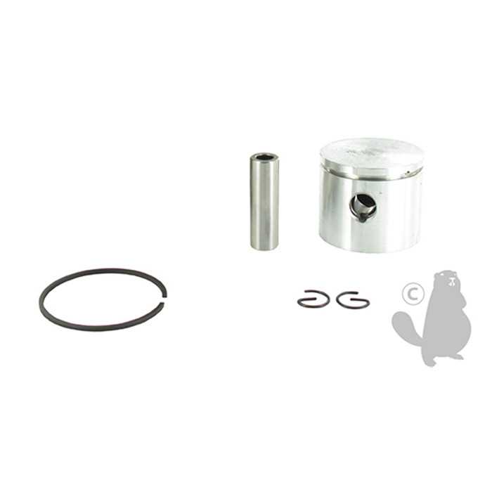 Piston complet de remplacement adaptable PARTNER 351 370 390 et 420 pour notre cylindrée 5709380., 5709380A, 570-9380A