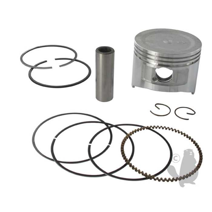 Piston complet adaptable pour moteur GX160. Remplace origine: 13101-ZE1-000, 5707109, 570-7109