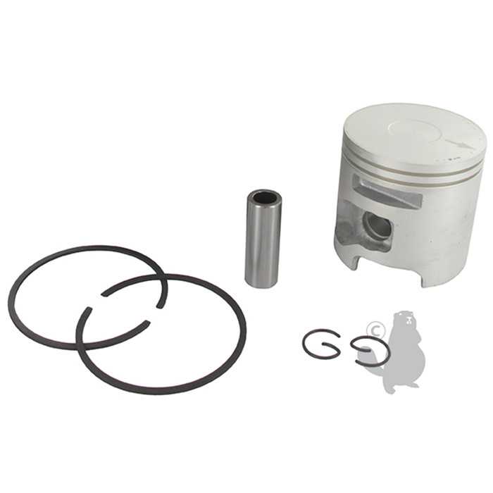 Piston de remplacement complet adaptable HUSQVARNA pour notre cylindrée 5709703. Remplace origine 50, 5709703A, 570-9703A