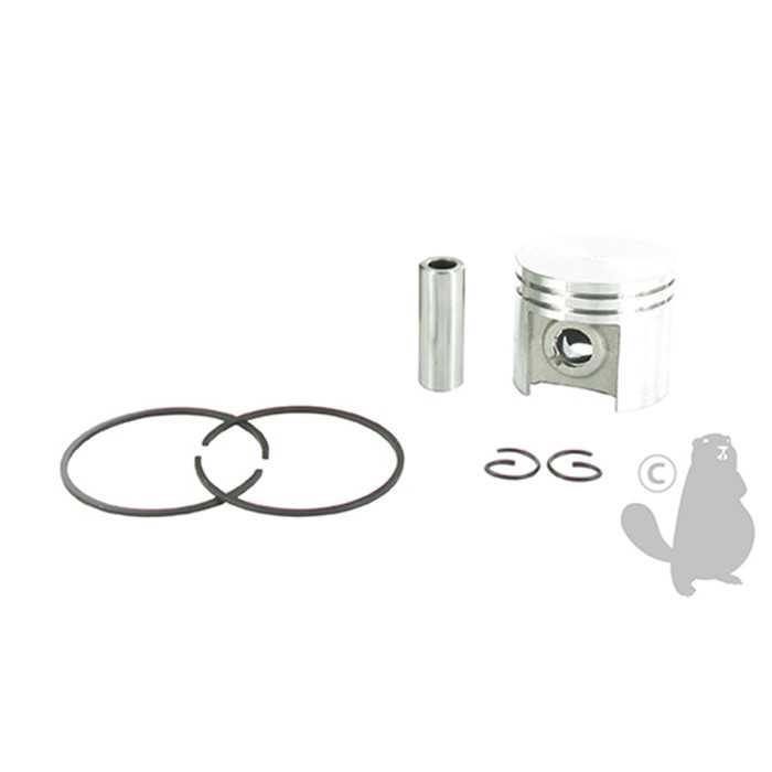 Piston complet de remplacement adaptable STIHL 023 et MS230 pour notre cylindrée 5709413., 5709413A, 570-9413A