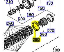 Inter-disque embrayage pdf KUBOTA GR2100 épaisseur 1.6, K1253-14910, K1253-1491-0