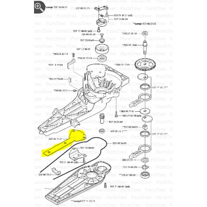 Plaque support renvoi angle Husqvarna 326hd, 537 08 04 -01, 537080401