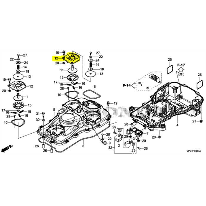 Plaque de fixation HONDA Miimo 3000, 50356-VP9-000, 50356VP9000, 50356-VP9-010, 50356VP9010