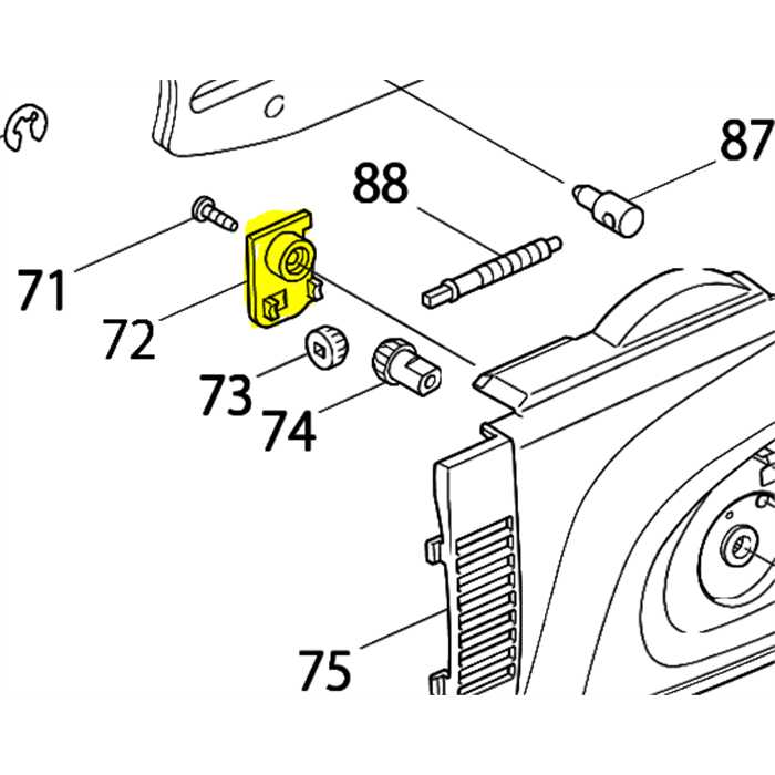 plaque de support fixation vis tendeur de chaine makita, 4192411