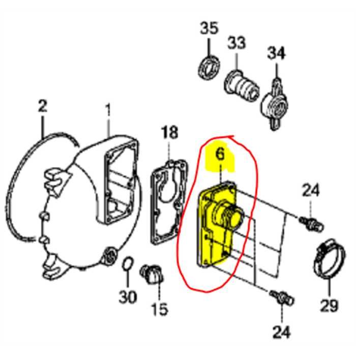 Plaque crépine admission pompe a eau HONDA WT40, 78103YG2621, 78103-YG2-622