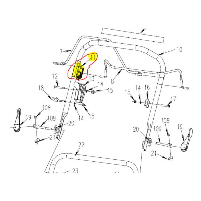 Plastique support de poignée GTM, 2203003, MZ5602203003