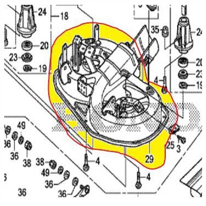 Plateau de coupe nu HONDA HF2315 K3 HME, 80697VK1003, 80697-VK1-003