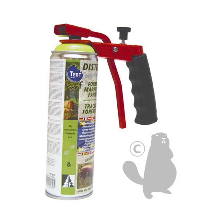 Poignée pistolet métal pour traceurs forestiers et la plupart des aérosols en 500ml, 9209701, 920-9701