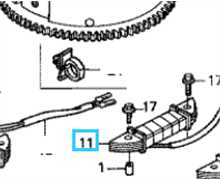 Bobine charge 1a GXV270-340-390, 31510ZE8801, 31510-ZE8-801, 31510ZE8901, 31510-ZE8-901