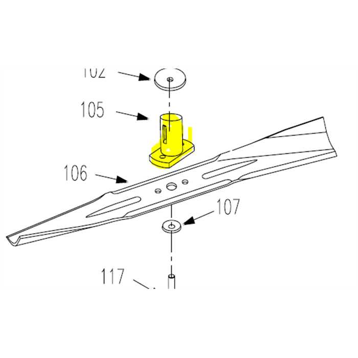 Porte lame GTM 560 4sp, 2221020