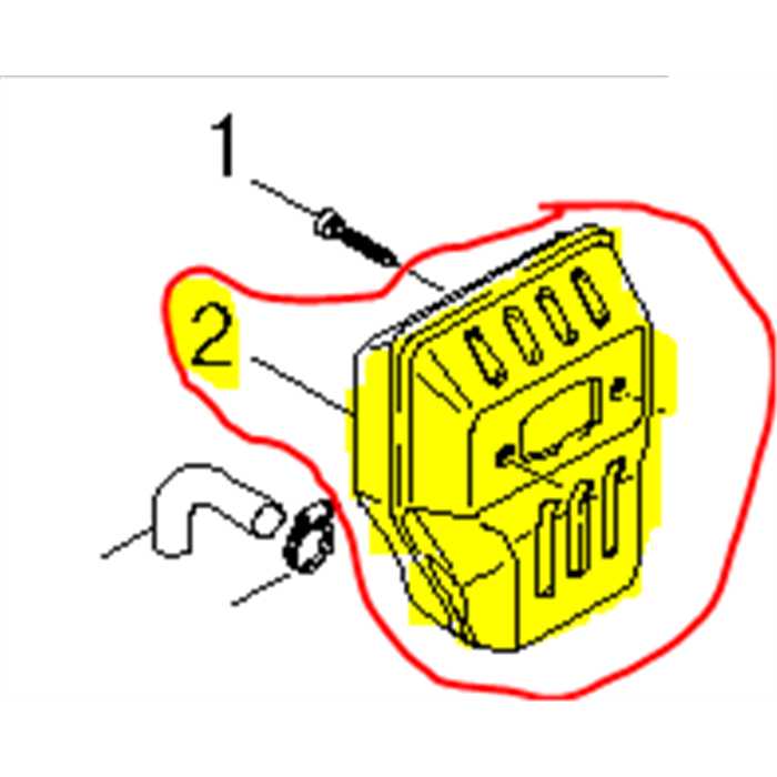 Pot échappement UMT41 UMT51, 4121940, AL4121940