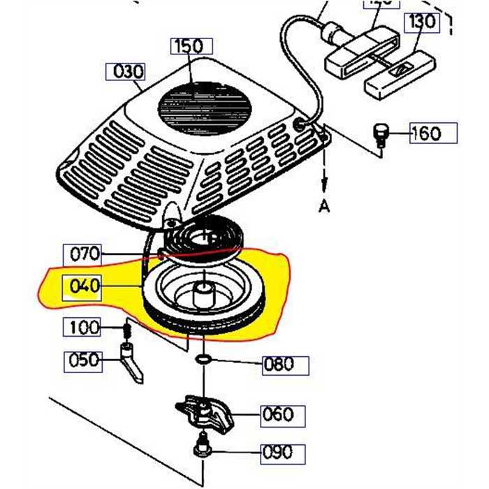 Poulie de lanceur KUBOTA w5021, 1268161520, 12681-6152-0