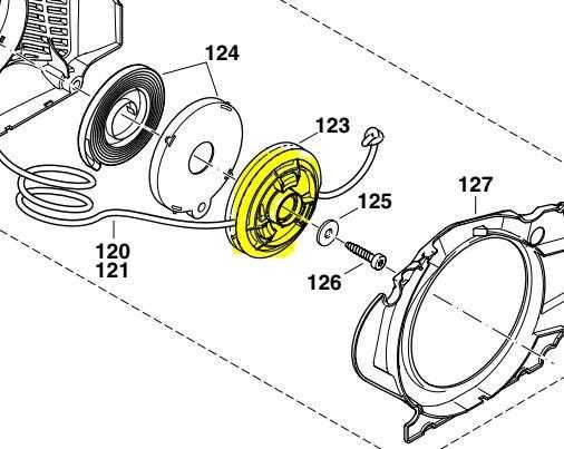 Poulie lanceur tronconneuse dolmar ps5000 sans esay start, 181 162 150, 181162150, 4002829543528