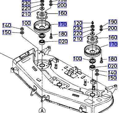 Poulie plateau de coupe KUBOTA BX2350 rck60b, K538534580