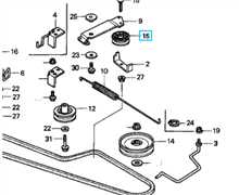 Poulie tendeur dos cour transmission HONDA h2013, 76245-772-000