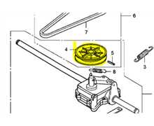 Poulie traction HRX426 2006 de70, 22421-VK7-750