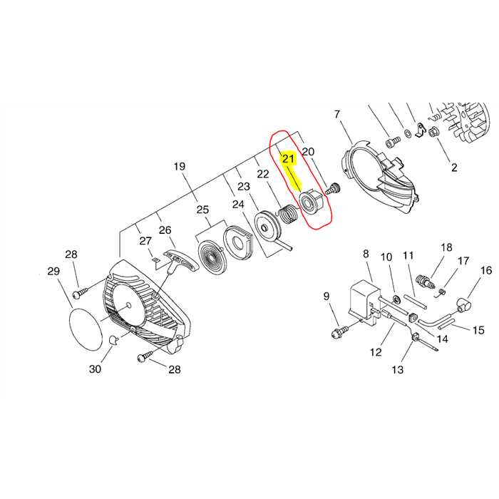 Poulie easy-start lanceur Shindaiwa 269ts, A507000110, A507-000110