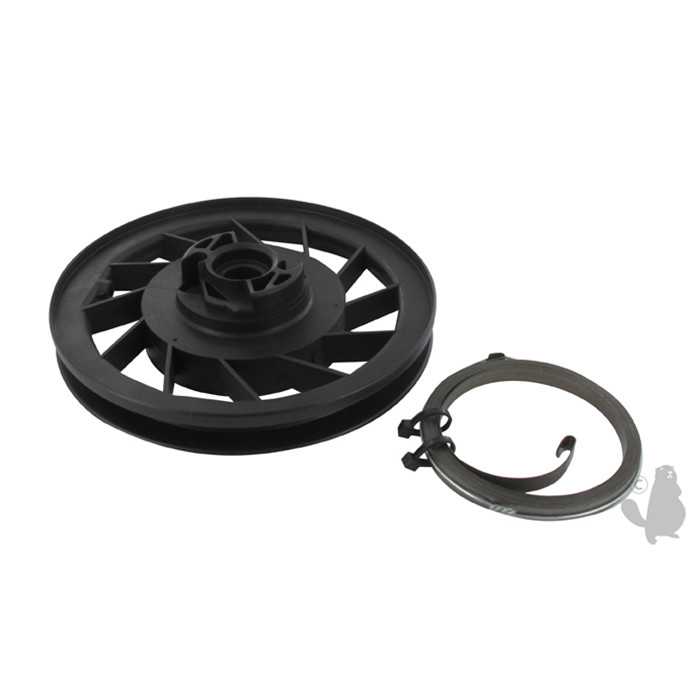 Poulie de lanceur avec ressort adaptable pour moteurs BRIGGS et STRATTON 5 ch. verticaux OHV Vangua, 5100419, 510-0419