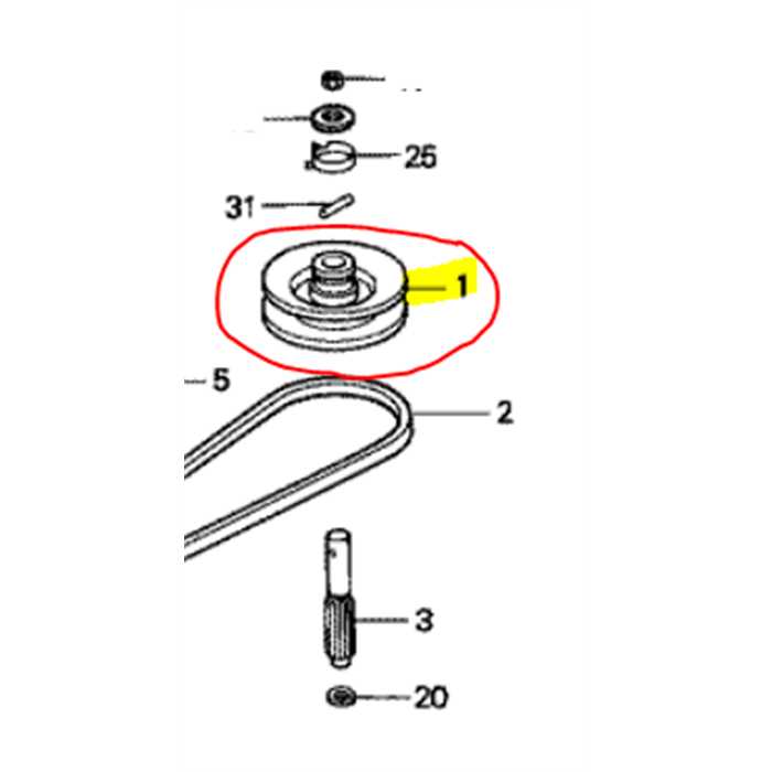 Poulie d entrainement HONDA HR475-HRB475, 22420VE0800, 22420VE0305, 22420-VE0-800