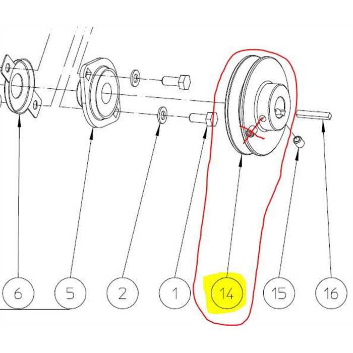 Poulie de rotor SPA 90x20x5 ELIET E501 BA565709001, BA565709001