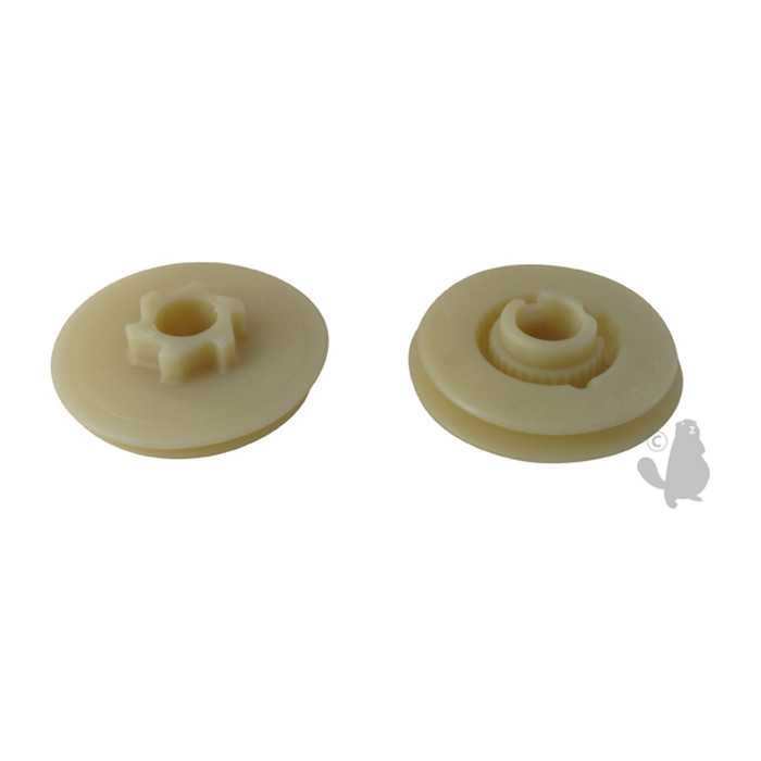 Poulie de lanceur 6 crans adaptable pour RYOBI - alésage: 16mm - diam : 72mm. Remplace origine: 6820, 5104849, 510-4849