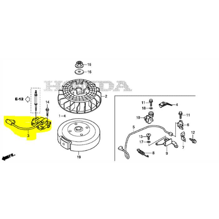 Bobine allumage HONDA GCV160, 30500-Z0J-003, 30500-Z8B-902