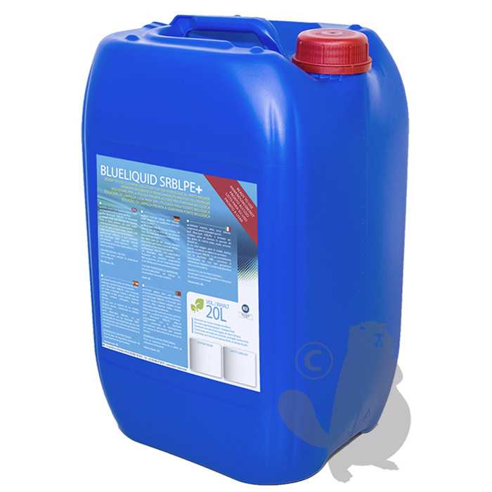 Bidon de 20 litres de solution aqueuse. Utilisation pour fontaines mobile et biologique 920-2530 et, 9202531, 920-2531